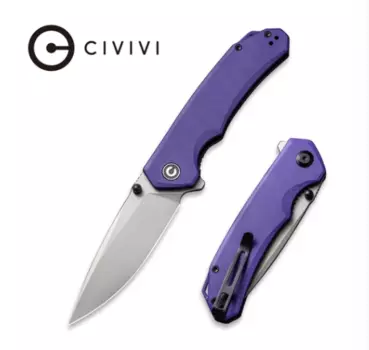 Складной нож CIVIVI Brazen, сталь 14C28N, Purple G10