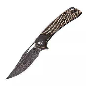 Складной нож CIVIVI Dogma, сталь Damascus, G10