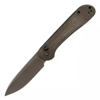 Складной нож CIVIVI Button Lock Elementum, сталь 14C28N, рукоять Green Micarta