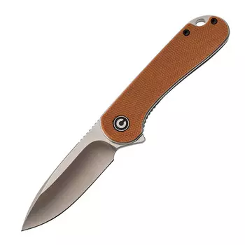 Складной нож CIVIVI Elementum, сталь D2, Brown Micarta