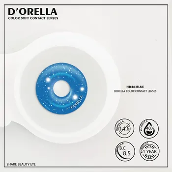 D ORELLA 1 пара (2 шт.) Косплей серии цветные контактные линзы для глаз контактные линзы Lentes для Хэллоуина