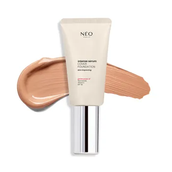 Тональная основа с сывороткой для лица 05, 30 г Neo Make Up Intense serum cover foundation, цвет 05