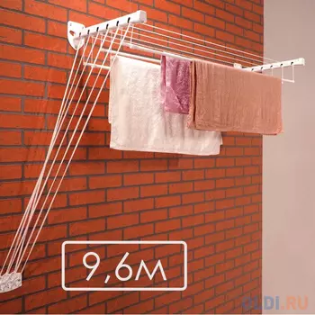СУШИЛКА ДЛЯ БЕЛЬЯ ПОТОЛОЧНАЯ "ЛИФТ 160" (СУШ. ПОЛОТНО 9,6 М) (1/12) "ВИОЛЕТ"