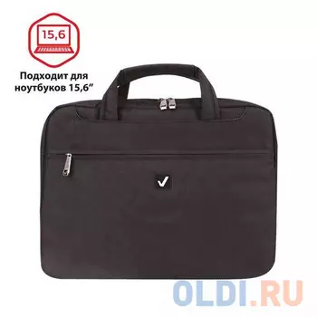 Сумка деловая 15.6" BRAUBERG Chance нейлон черный