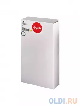 Струйный картридж Sakura F9K15A (№728 Yellow) для HP Designjet T730/T830, пигментный тип чернил, желтый, 300 мл.