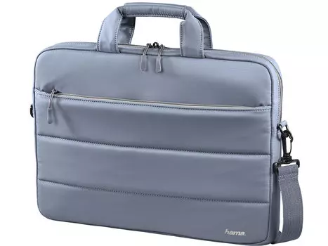 Сумка для ноутбука 13.3" Hama Toronto серый/голубой нейлон (00101850)