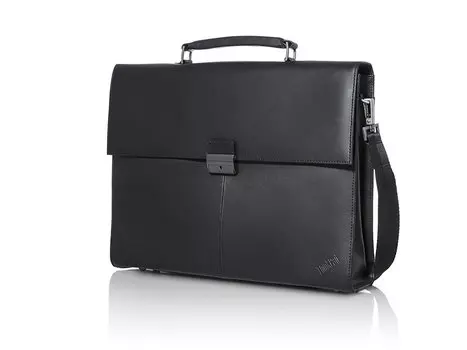 Сумка для ноутбука 14.1" Lenovo Executive Leather кожа черный 4X40E77322