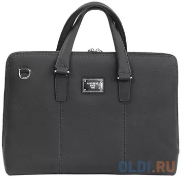 Сумка для ноутбука 16" Continent CL-105 кожа черная