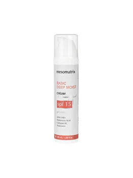 Крем увлажняющий MESOMATRIX / МЕЗОМАТРИКС для лица и век с SPF 15 BASIC DEEP MOIST, 50 мл