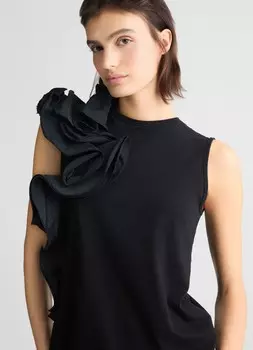 Топ женский T-Shirt Con Volant LIU JO