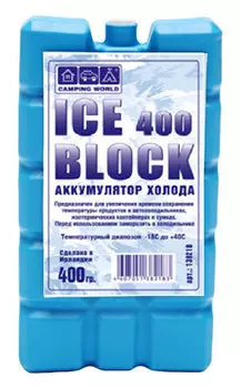 Аккумулятор Холода Campingworld Iceblock 400Г