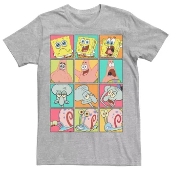 Мужская футболка Sponge Bob Expression Boxes Licensed Character