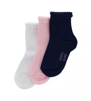 Носки, 3 пары для маленькой девочки