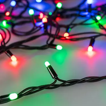 10м. Уличная гирлянда нить RGB Ardecoled 24V ARD-String-Pro-10000-Black-100Led-Milk-Live RGB-DMX (31754)