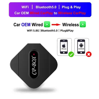 Mini AI Box USB Plug and Play для Carplay AI Box Car OEM Проводное подключение CarPlay к беспроводной сети CarPlay Fast Connect Smart Только для iPhone Black carplay