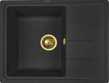 Мойка кухонная Zorg Granit GR 615 BLACK BRONZE бронза