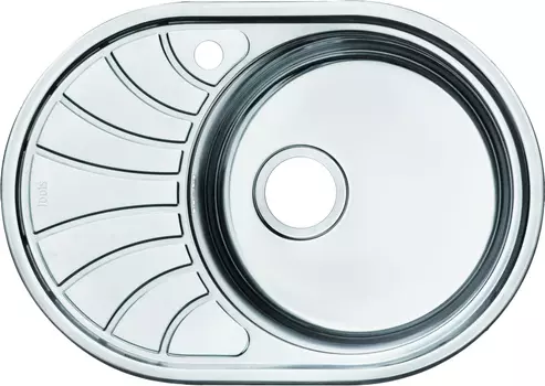 Мойка, нержавеющая сталь, шелк, чаша справа, 650*460, Suno S, IDDIS, SUN65SRi77