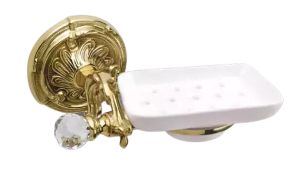 Мыльница Art&Max Barocco AM-SAPONE-Cer античное золото