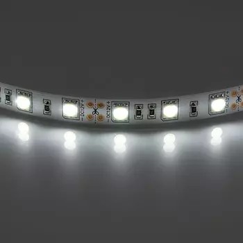 1м. Светодиодная лента белого цвета 5050, 4200К, 14,4W, 12V, 60LED/m, IP20 Lightstar 400054