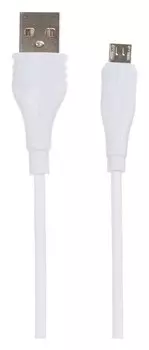Кабель Borofone Bx18, Micro USB - Usb, 2 А, 1 м, белый
