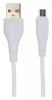 Кабель Borofone Bx18, Micro USB - Usb, 2 А, 2 м, белый