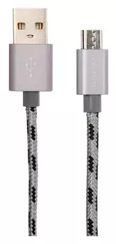 Кабель Borofone Bx24, Micro USB - Usb, 2.4 А, 1 м, графит