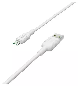Кабель Borofone Bx33 Billow, USB - Micro-usb, 4 А, 1.2 м, пвх, белый
