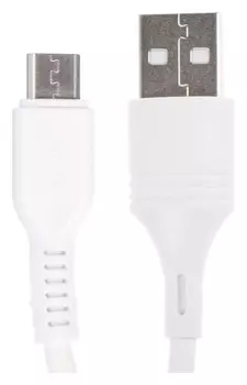 Кабель Borofone Bx51, Microusb - Usb, 2.4 А, 1 м, PVC оплётка, белый