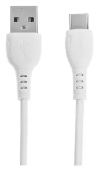 Кабель Borofone Bx51, Type-c - Usb, 3 A, 1 м, белый