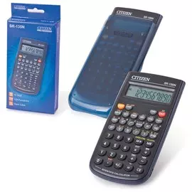 Калькулятор инженерный CITIZEN SR-135N (154х84 мм), 128 функций, 8+2 разряда, питание от батарейки, сертифицирован для ЕГЭ