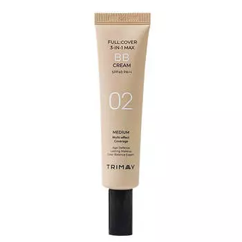 Лёгкий BB-крем Trimay Full Cover 3-in-1 Max BB Cream SPF40 PA++ 02 Medium