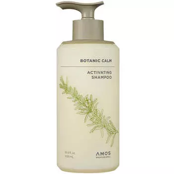 Успокаивающий шампунь для волос с розмарином Amos Professional Botanic Calm Activating Shampoo