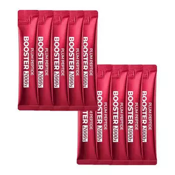 Бустер-сыворотка с пептидами и микроиглами IsNtree Plum Peptide Booster 2000s 10 шт. по 2 мл