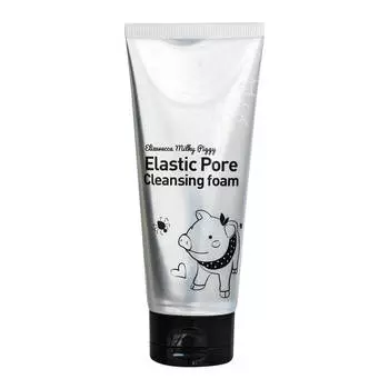 Чёрная маска-пенка для очищения пор Elizavecca Elastic Pore Cleansing Foam
