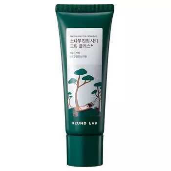 Двойной крем с экстрактом центеллы для проблемной кожи Round Lab Pine Calming Cica Cream Plus