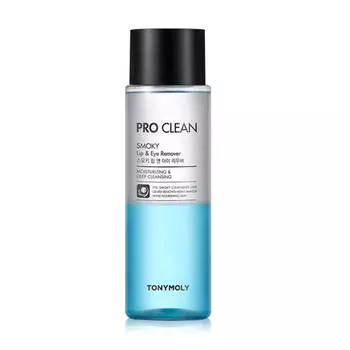 Двухфазное средство для снятия макияжа с губ и глаз Tony Moly Pro Clean Smoky Lip & Eye Remover - 100 мл