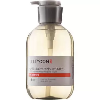 Мягкий увлажняющий гель для душа Illiyoon Ultra Repair Deep Moisture Wash