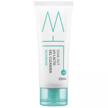 Слабокислотный гель для умывания с пробиотиками Ottie Soak Out Lacto Gel Cleanser