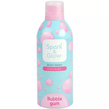 Гель-мусс для душа с ароматом жвачки Spark&Glow Bubble Gum Body Wash