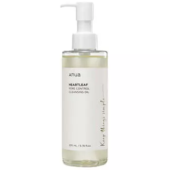 Гидрофильное масло для глубокого очищения пор Anua Heartleaf Pore Control Cleansing Oil 200 мл