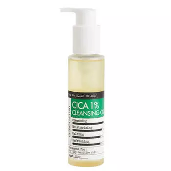 Успокаивающее гидрофильное масло с 1% центеллы Derma Factory Cica 1% Cleansing Oil