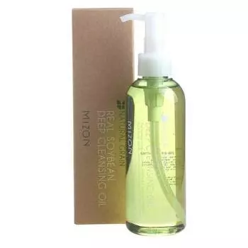 Гидрофильное масло Mizon Real Soybean Deep Cleansing Oil