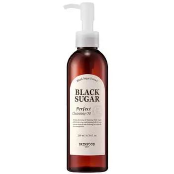 Очищающее гидрофильное масло с чёрным сахаром Skinfood Black Sugar Perfect Cleansing Oil