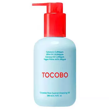 Гидрофильное масло для проблемной кожи с каламином Tocobo Calamine Pore Control Cleansing Oil