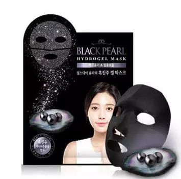 Гидрогелевая маска для лица с черным жемчугом Scinic Black Pearl Hydrogel Mask