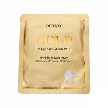 Гидрогелевая маска для лица с золотом Petitfee Gold Hydrogel Mask