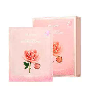 Гидрогелевая маска с экстрактом дамасской розы JMSolution Glow Luminous Flower Hydro Gel Mask