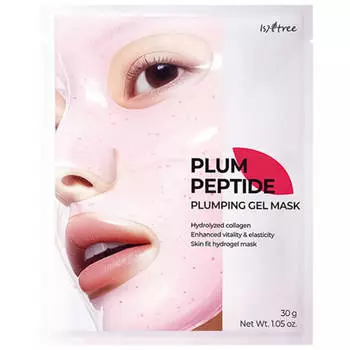 Гидрогелевая маска с коллагеном и аргирелином IsNtree Plum Peptide Plumping Gel Mask