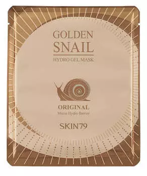 Гидрогелевая маска с улиточным муцином и золотом Skin79 Golden Snail Gel Mask