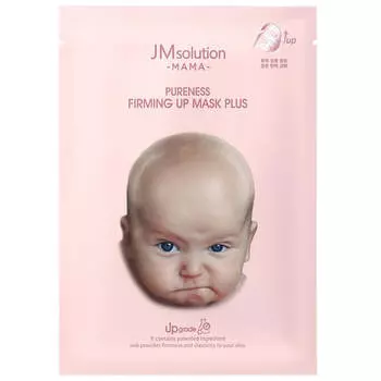Гипоаллергенная тканевая маска для упругости кожи JMsolution Mama Pureness Firming Up Mask Plus
